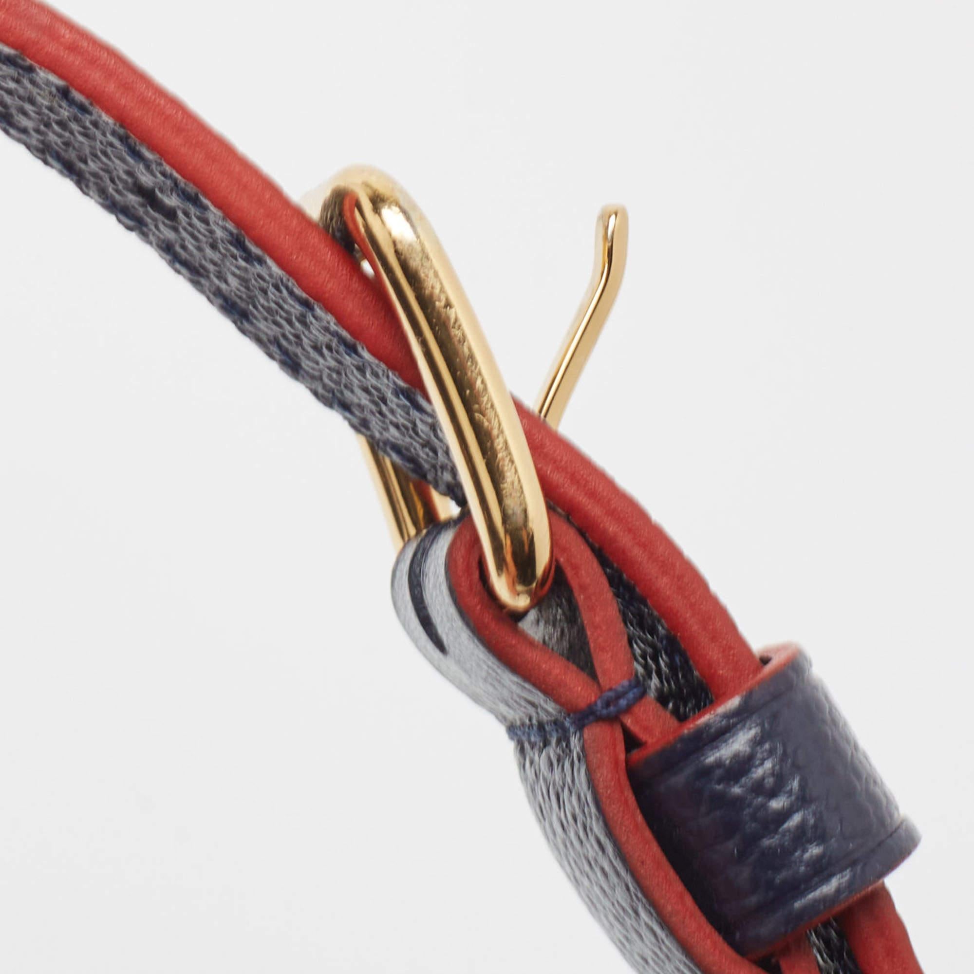 Louis Vuitton Celeste Monogram Empreinte Leather Georges MM Bag For Sale 5