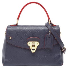Used Louis Vuitton Celeste Monogram Empreinte Leather Georges MM Bag