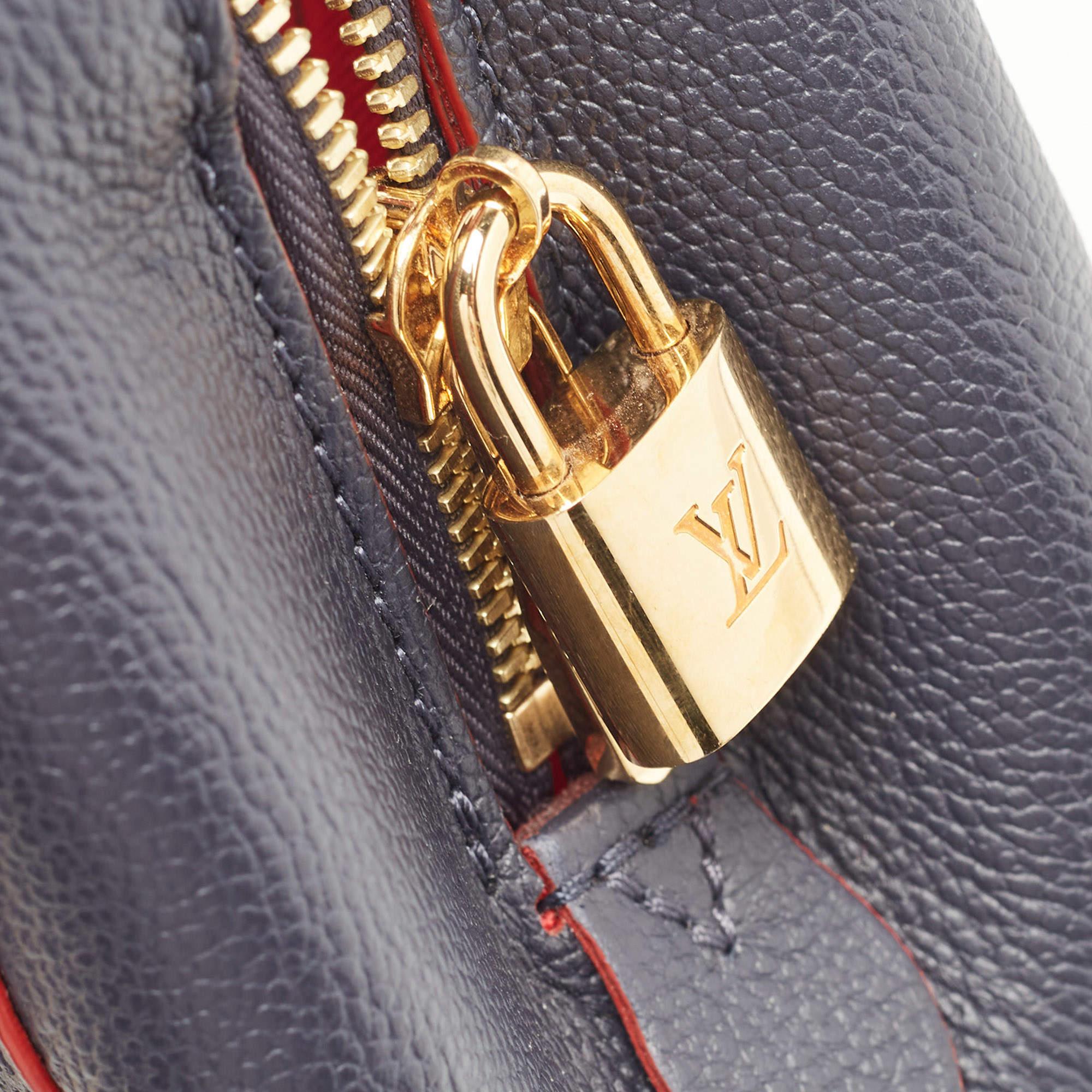 Louis Vuitton Celeste Monogram Empreinte Leder Montaigne BB Tasche im Angebot 7
