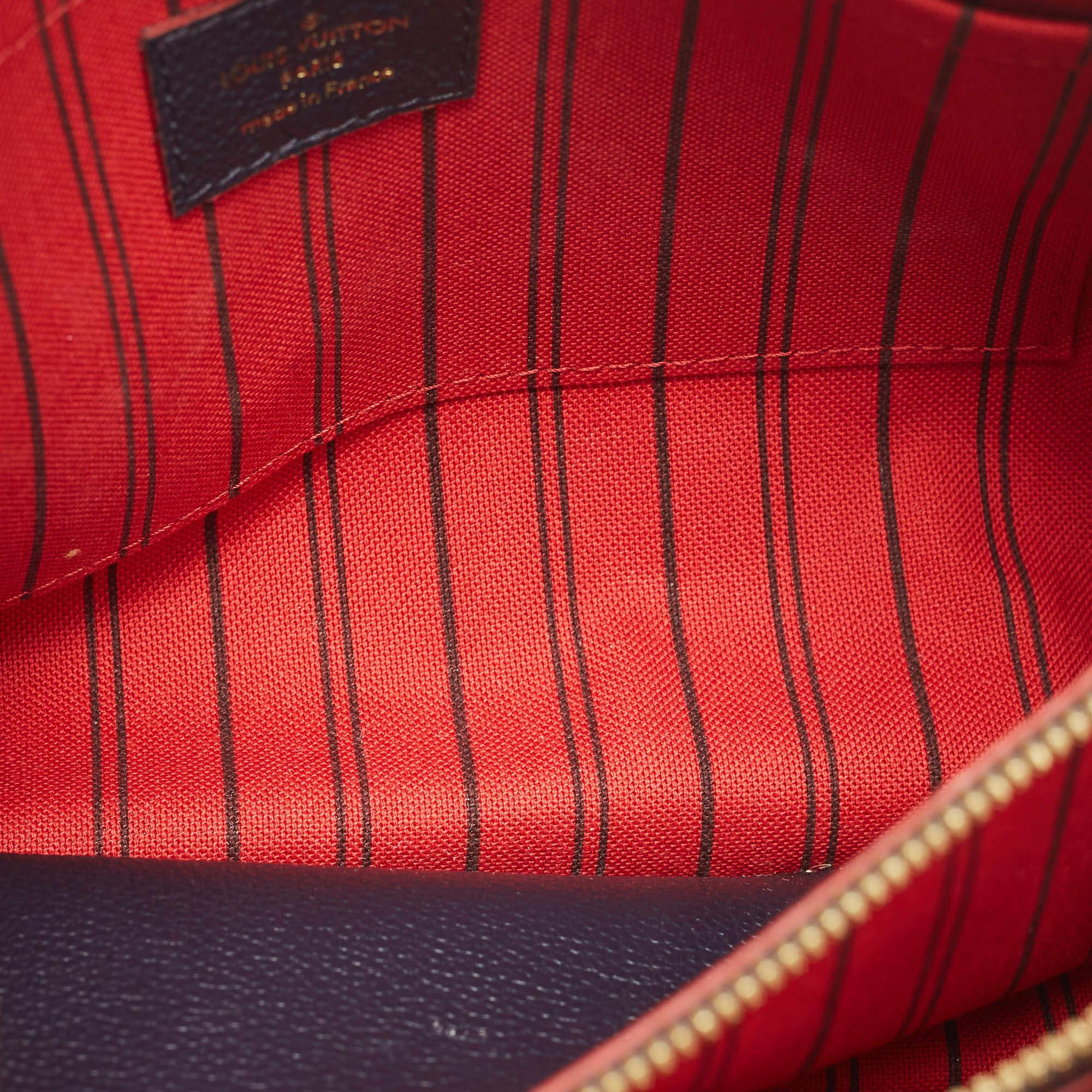 Louis Vuitton Celeste Monogram Empreinte Leder Montaigne BB Tasche im Angebot 3
