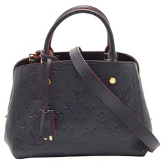 Louis Vuitton Celeste Monogram Empreinte Sac Montaigne BB