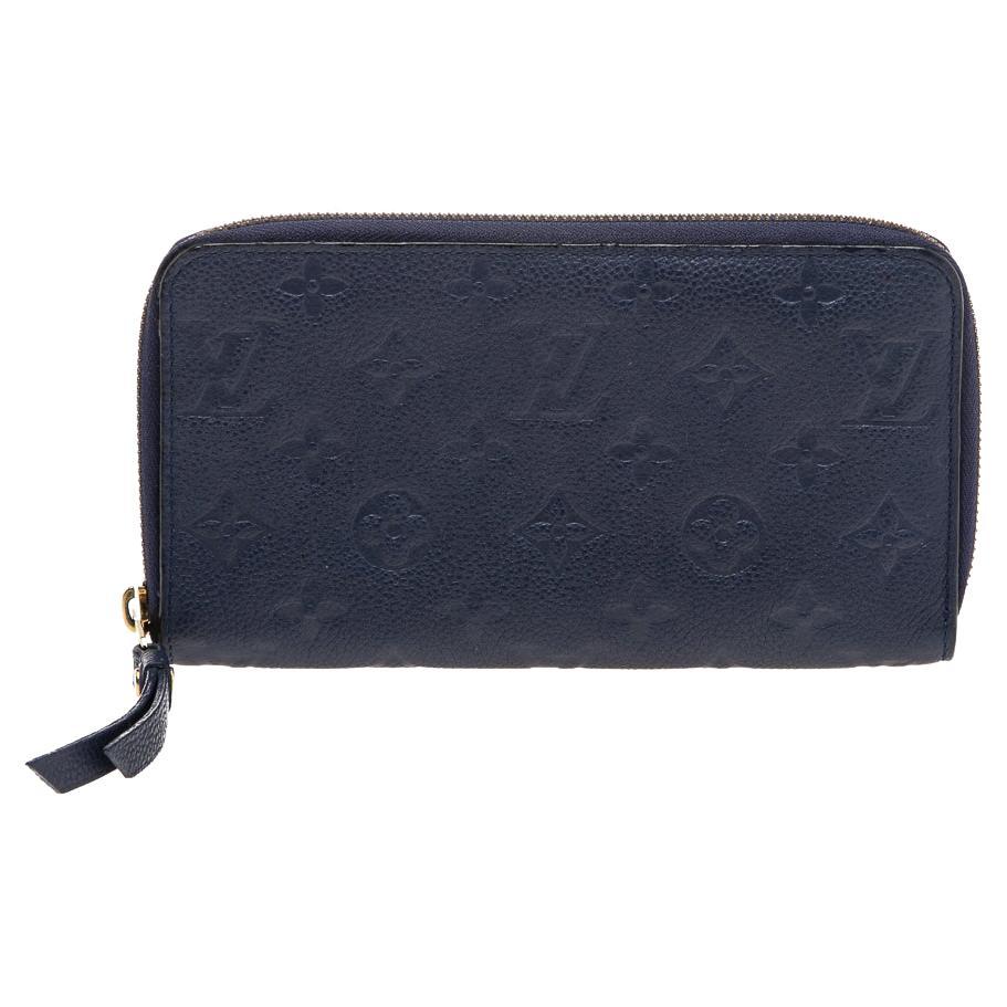 Louis Vuitton Celeste Monogram Empreinte Leather Zippy Wallet