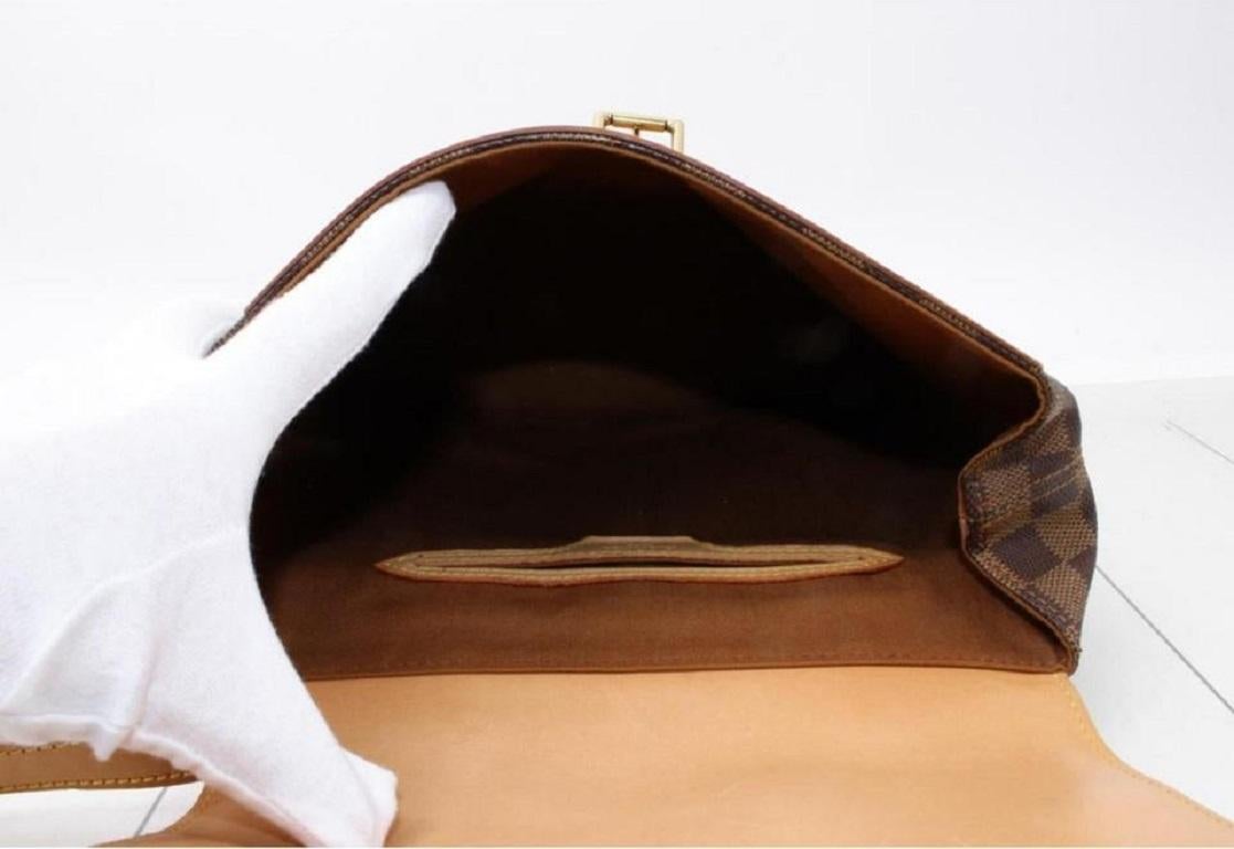 Brown Louis Vuitton Centenaire Anniversary Damier Ebene Harlequin Soho Backpack 861343