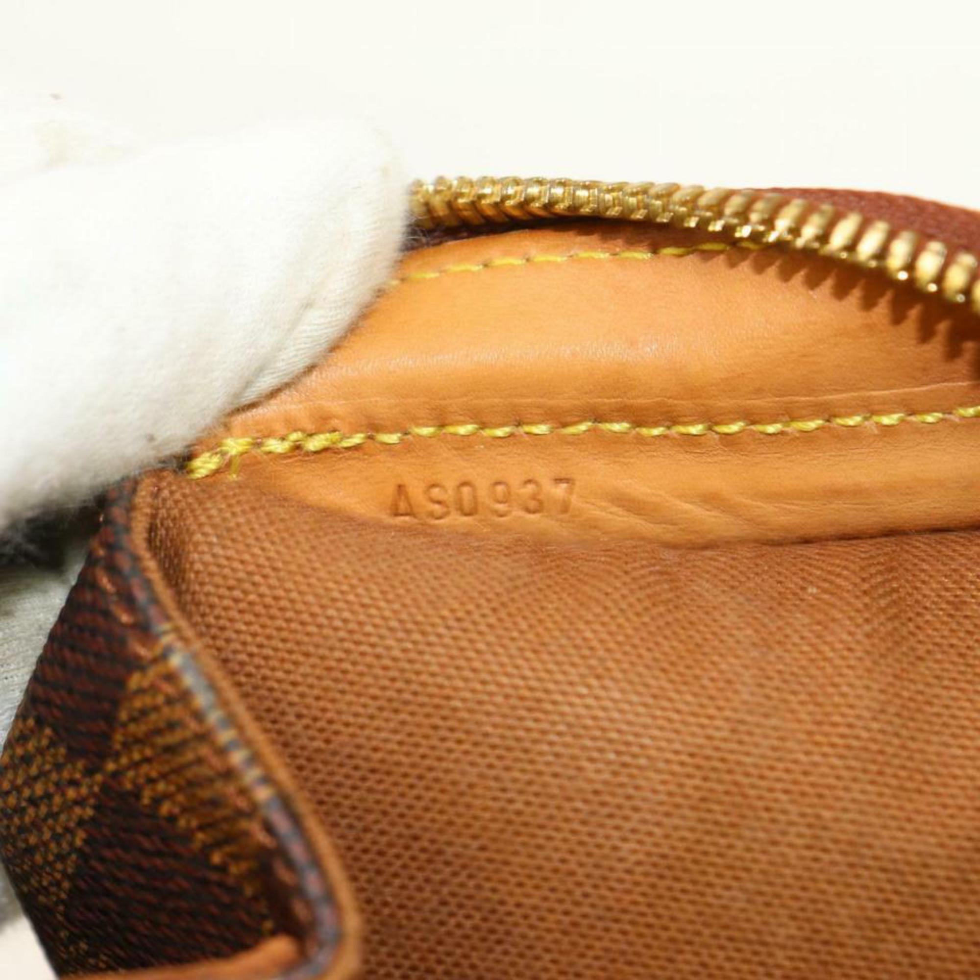 Louis Vuitton  Centenaire Columbine Zip Tote 870579 Brown Shoulder Bag For Sale 6