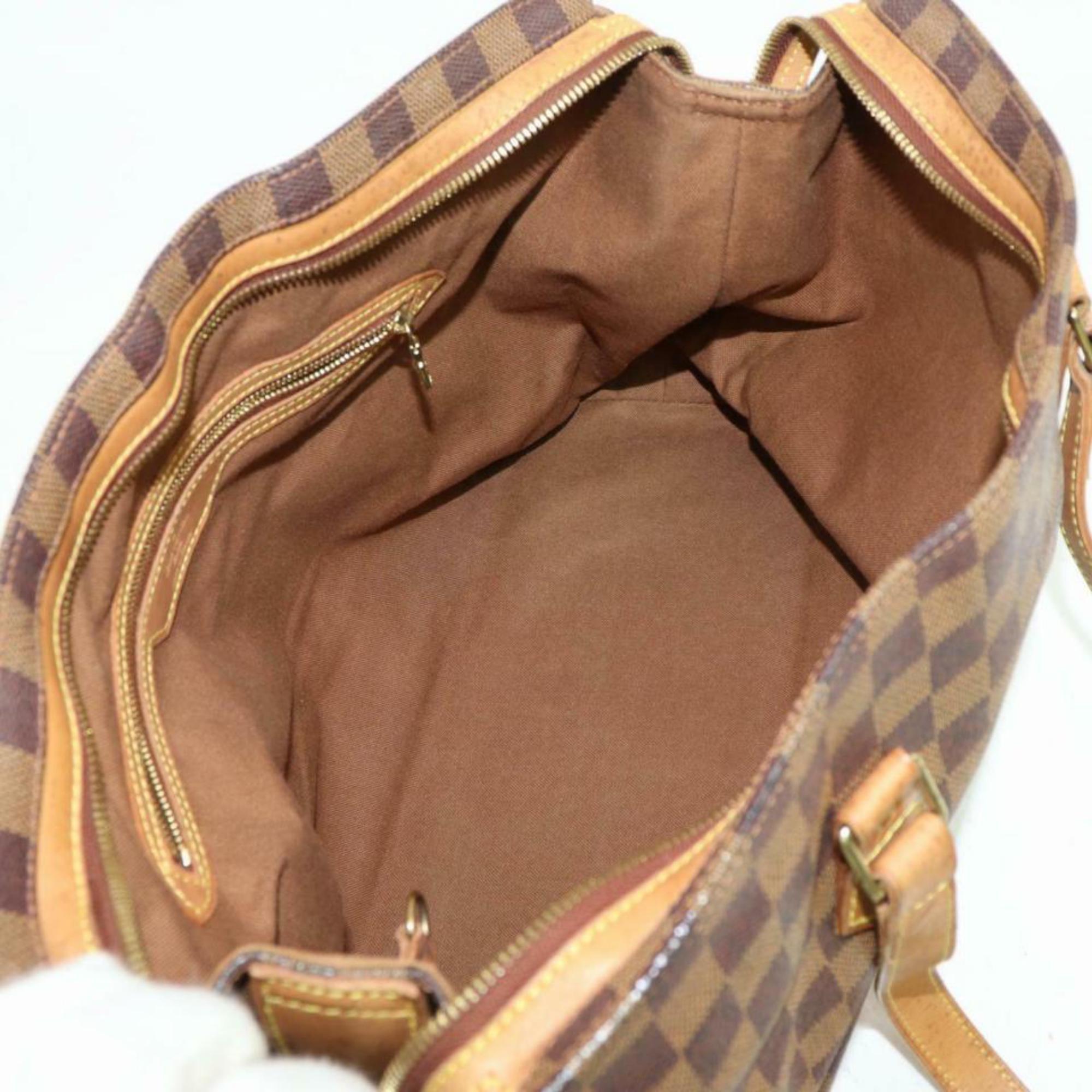 Louis Vuitton  Centenaire Columbine Zip Tote 870579 Brown Shoulder Bag For Sale 7