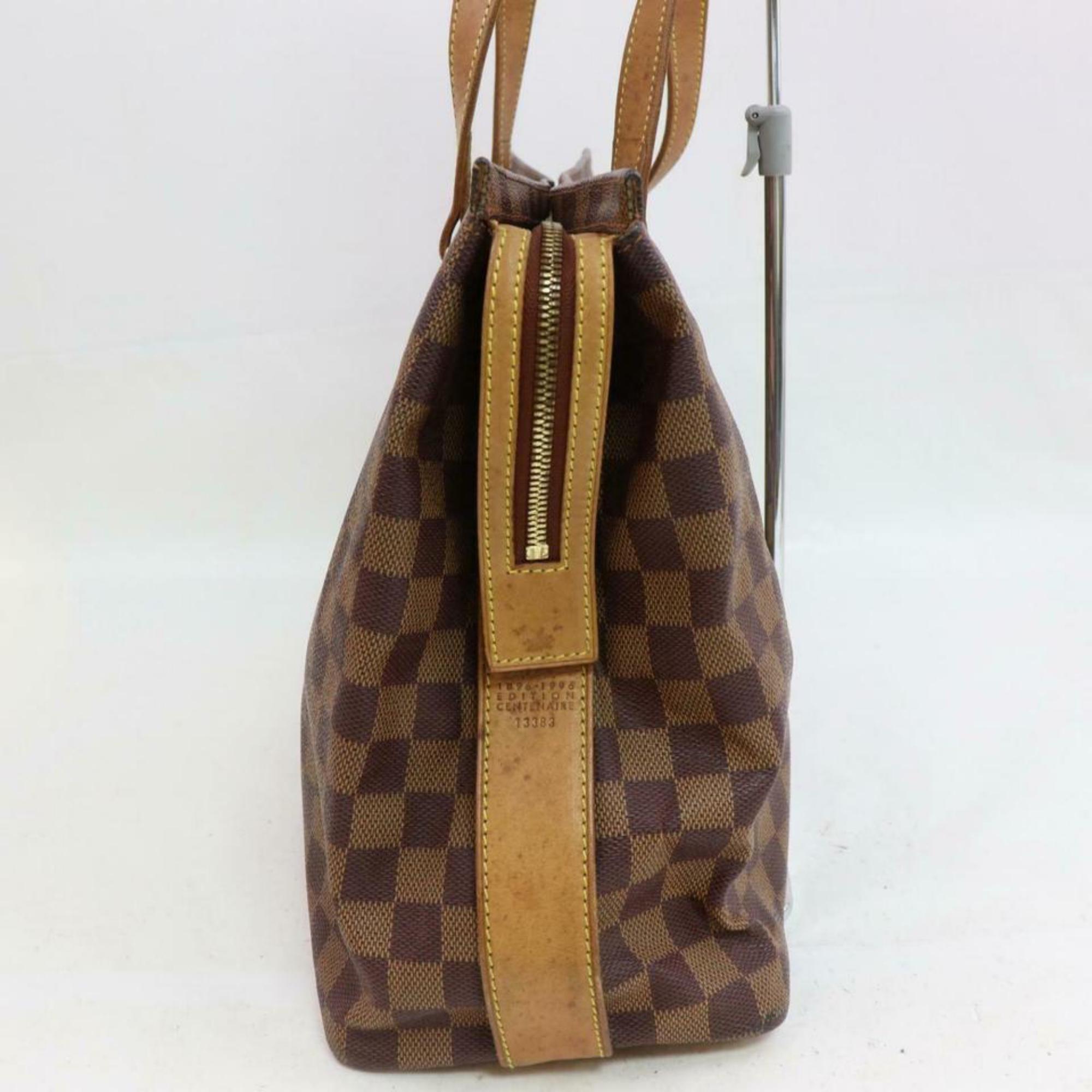 Louis Vuitton  Centenaire Columbine Zip Tote 870579 Brown Shoulder Bag For Sale 4