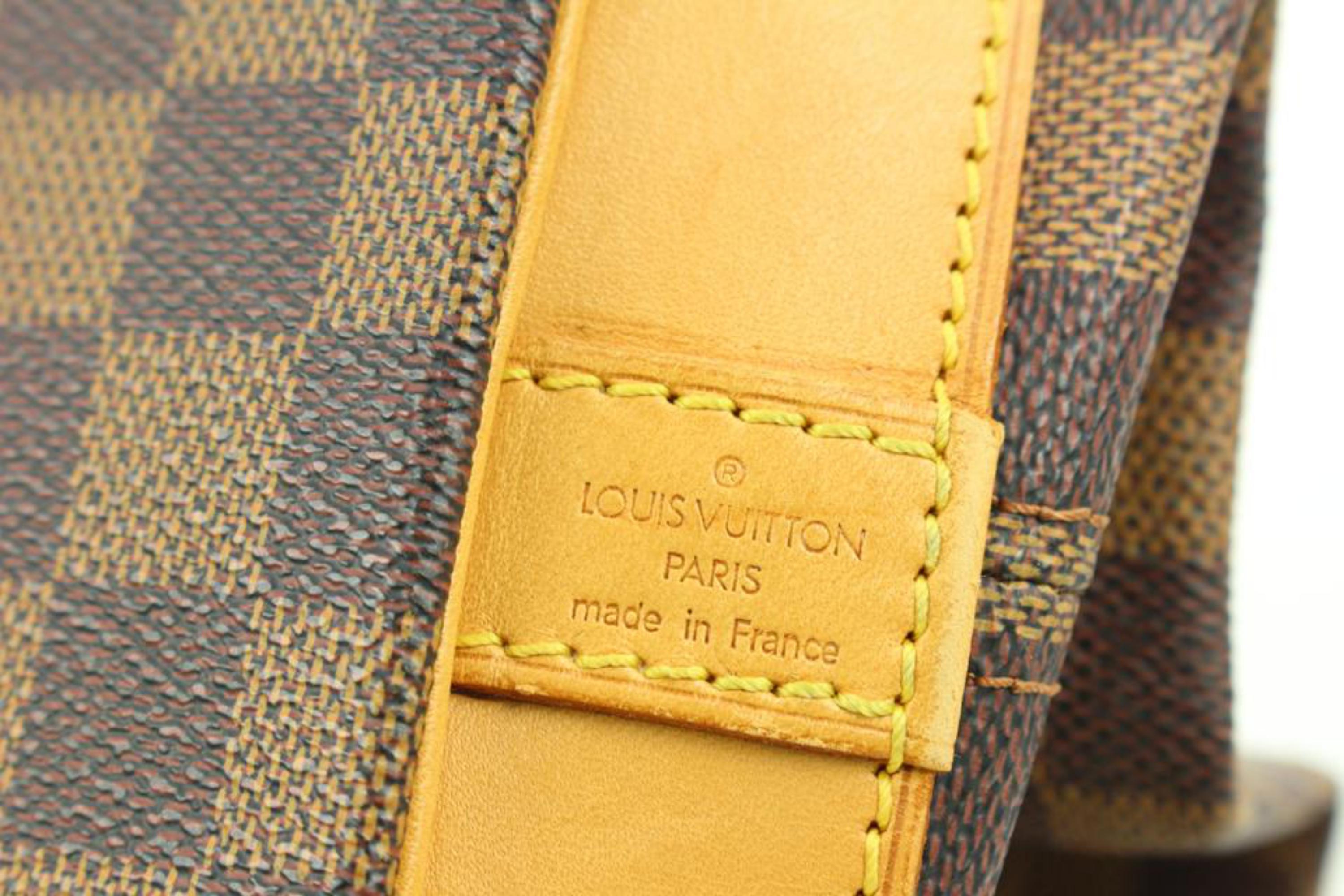 Louis Vuitton Centenaire Damier Ebene Anniversary Clipper 2way Luggage 125lv39 3