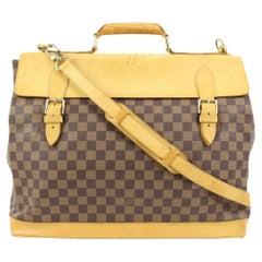 Louis Vuitton Centenaire Damier Ebene Anniversary Clipper 2way Luggage 125lv39