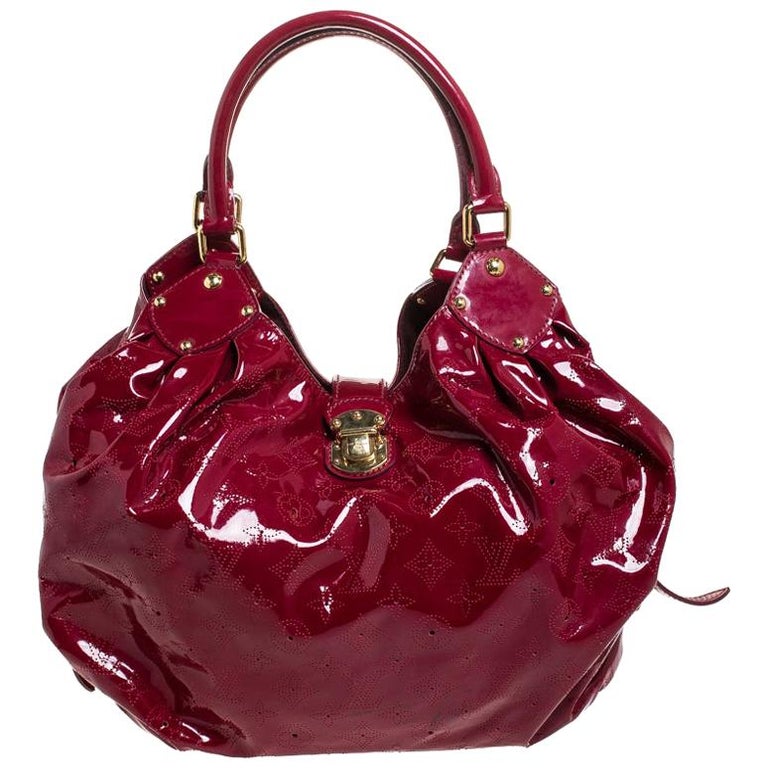 Louis Vuitton Cerise Mahina Patent Leather Limited Edition Surya L Bag ...