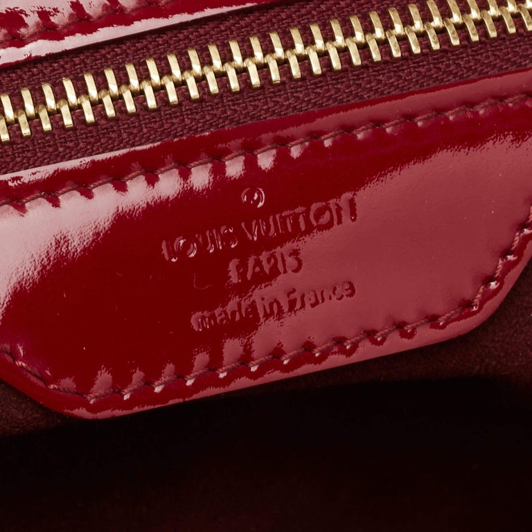 Louis Vuitton Cerise Mahina Patent Leather Surya XL Bag 6