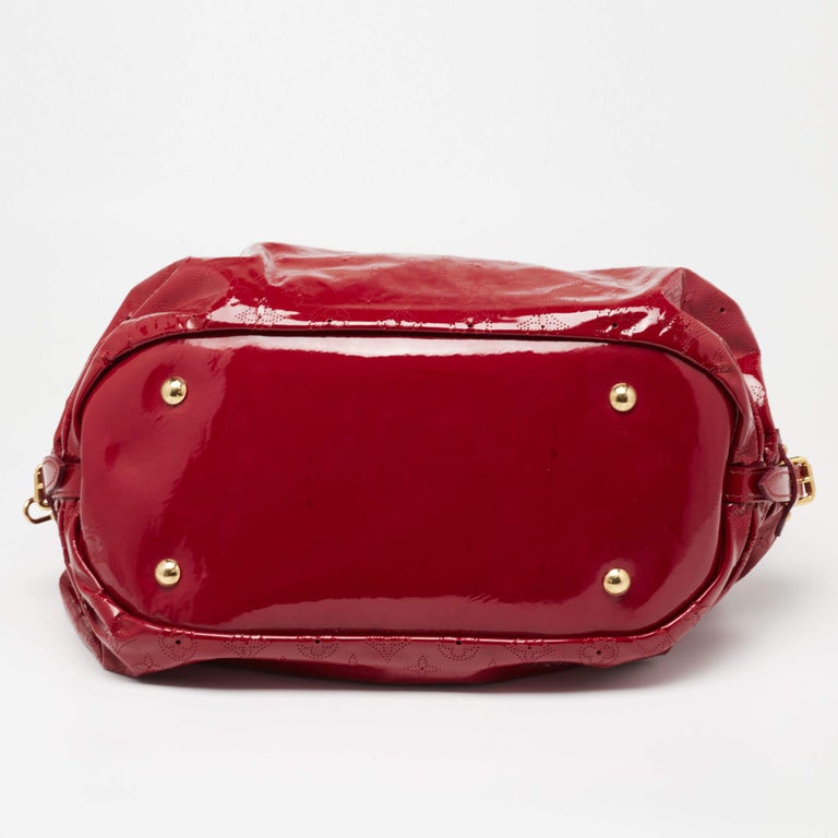 Louis Vuitton Cerise Mahina Patent Leather Surya XL Bag 1