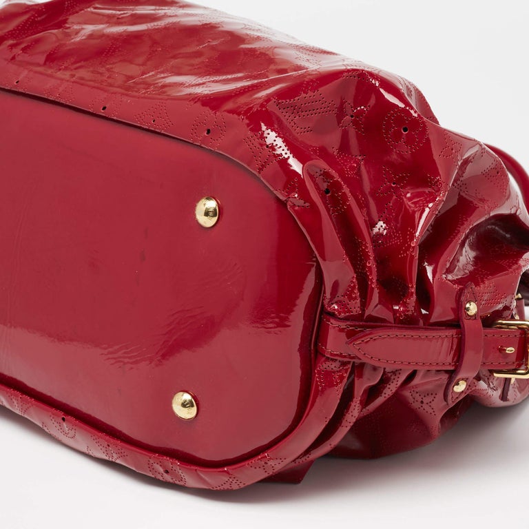 Louis Vuitton Cerise Mahina Patent Leather Surya XL Bag 5