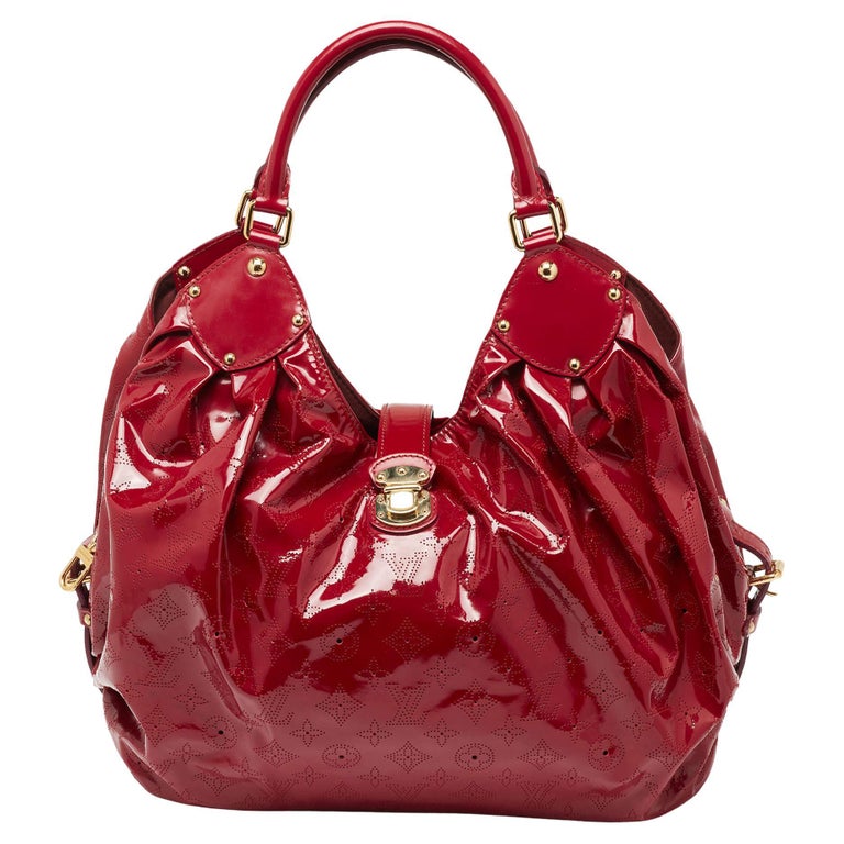 Louis Vuitton Cerise Mahina Patent Leather Surya XL Bag