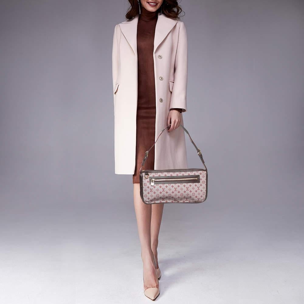 Beige Louis Vuitton Cerise Mini Lin Monogram Kathleen Pochette Bag