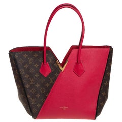 Used Louis Vuitton Cerise Monogram Canvas and Leather Kimono Bag