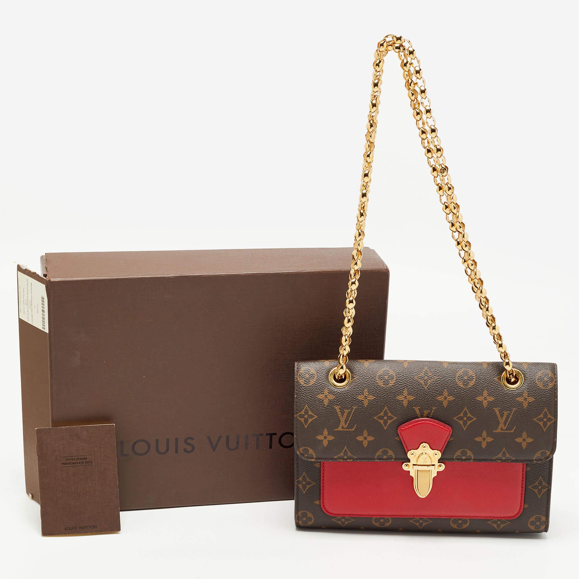 Louis Vuitton Cerise Monogram Canvas and Leather Victoire Bag 4