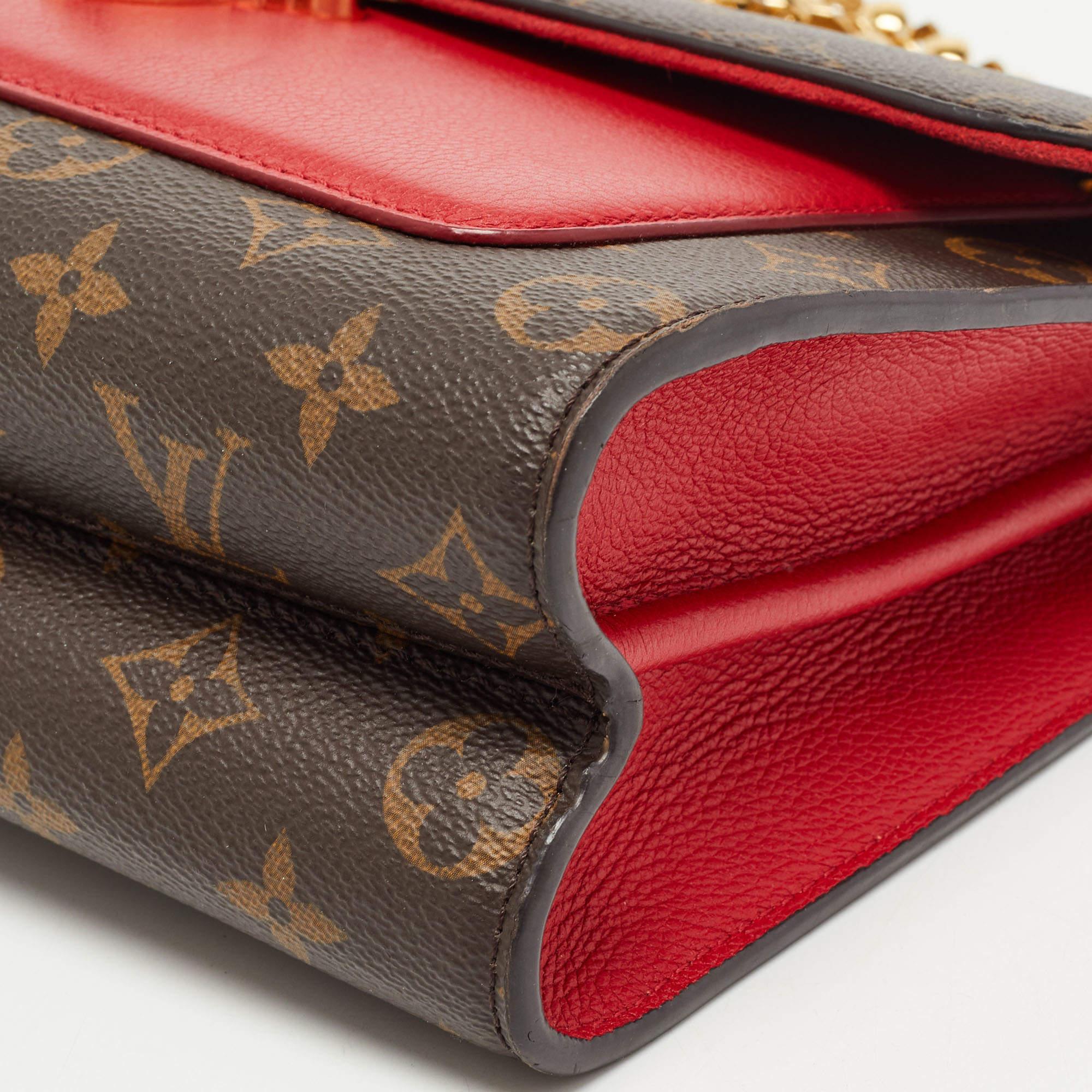 Louis Vuitton Cerise Monogram Canvas and Leather Victoire Bag 1