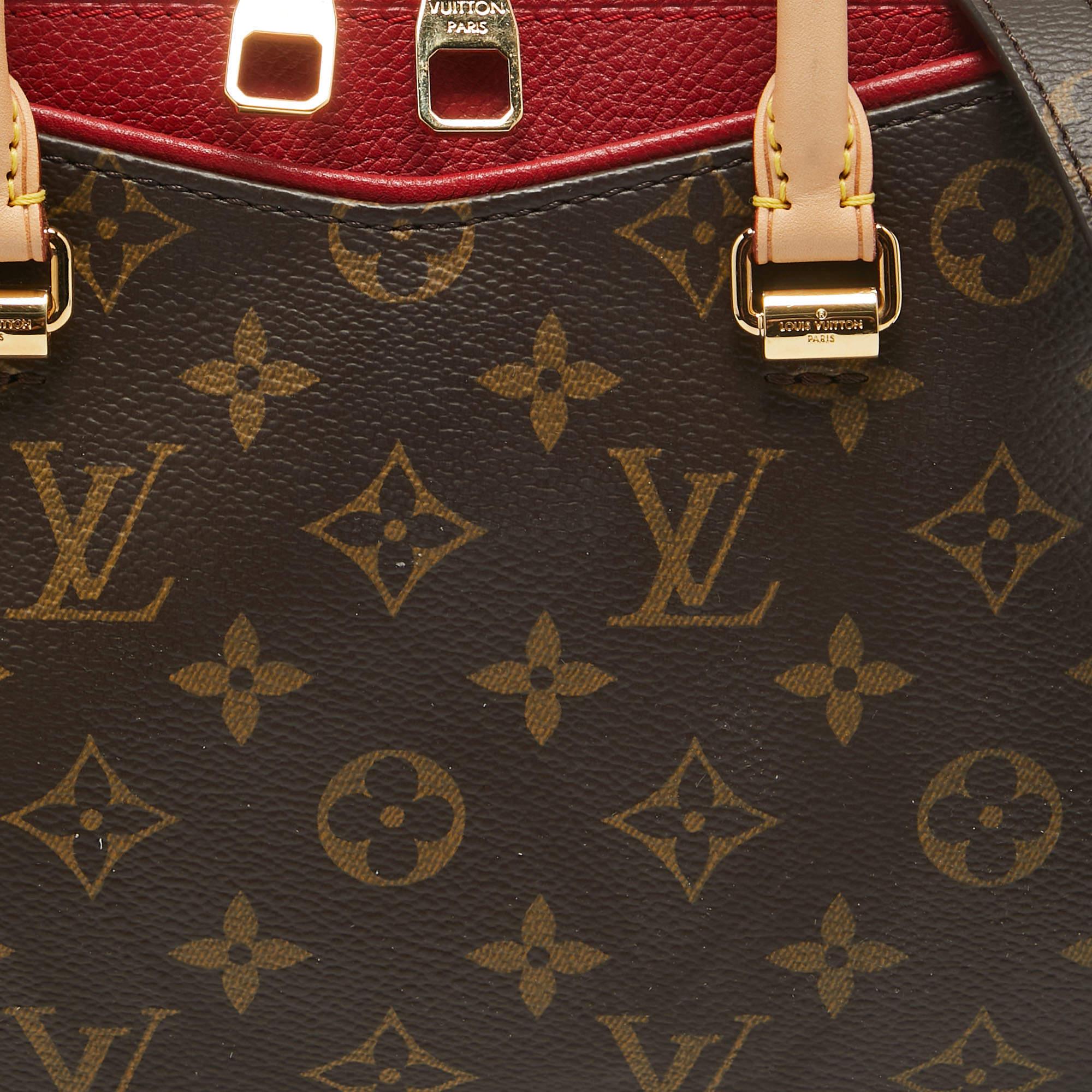 Louis Vuitton Cerise Monogram Canvas Pallas BB Bag For Sale 2