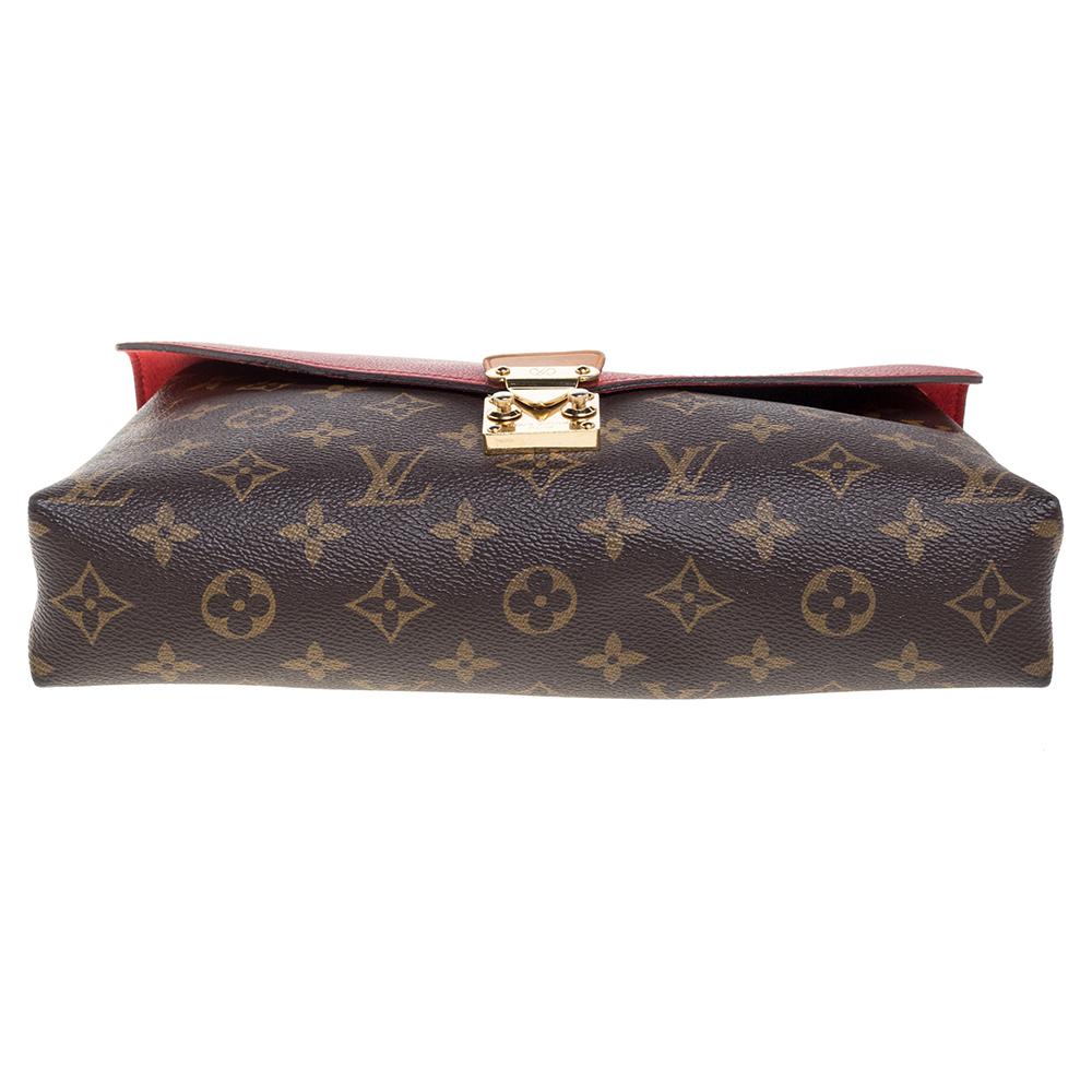 Women's Louis Vuitton Cerise Monogram Canvas Pallas Chain Bag