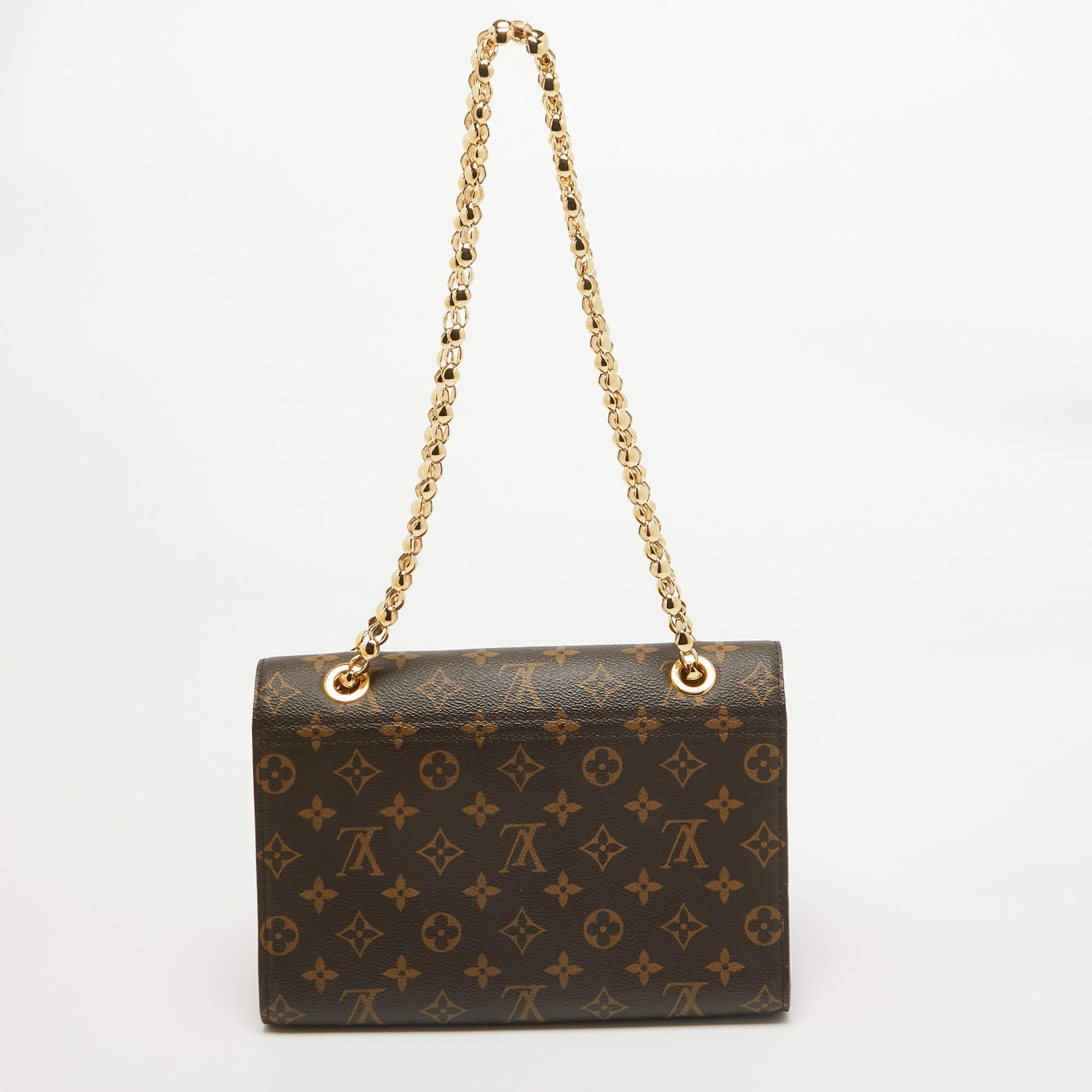 Louis Vuitton Cerise Monogram Canvas Victoire Bag In Excellent Condition In Dubai, Al Qouz 2