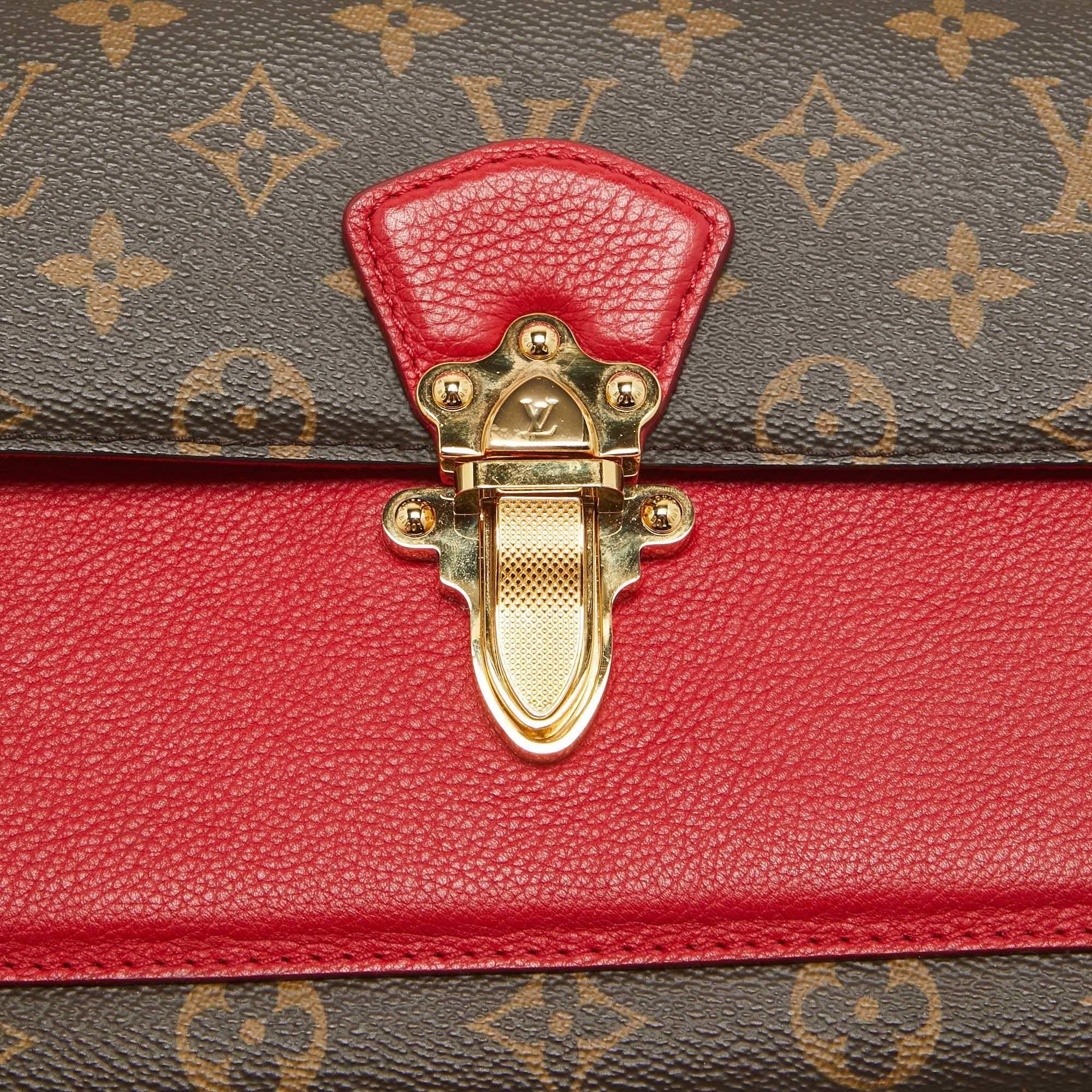 Women's Louis Vuitton Cerise Monogram Canvas Victoire Bag