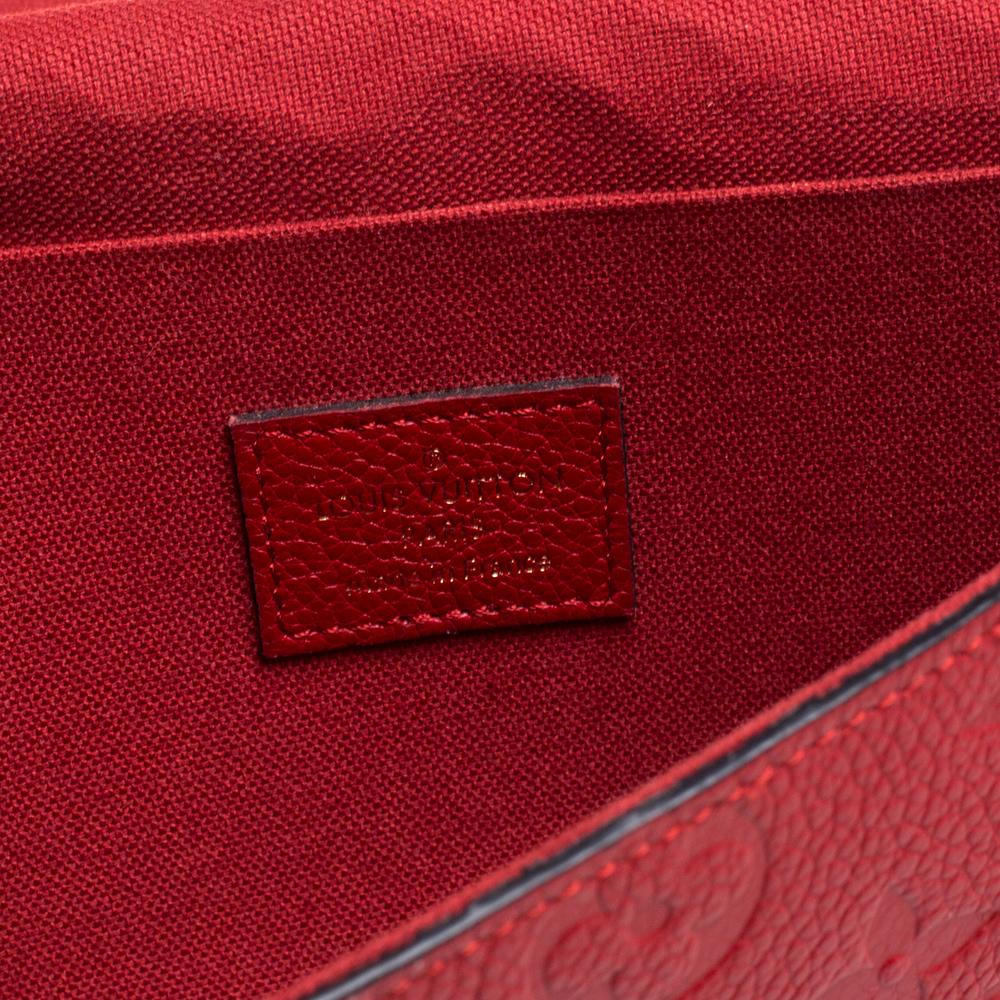 Louis Vuitton Cerise Monogram Empreinte Leather Pochette Felicie Bag 5