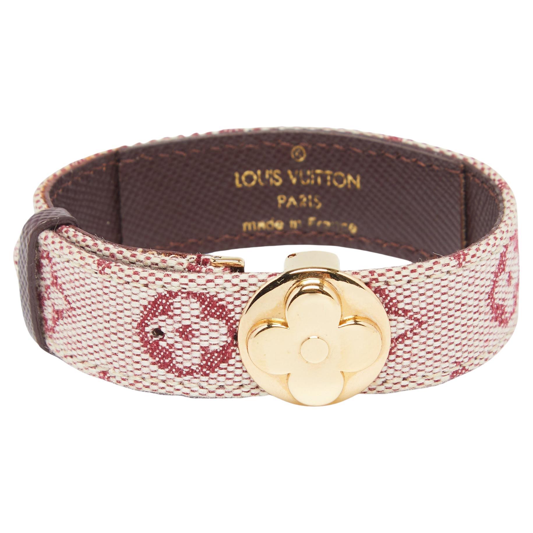 Louis Vuitton Cerise Monogram Mini Lin Millennium Wish Bracelet