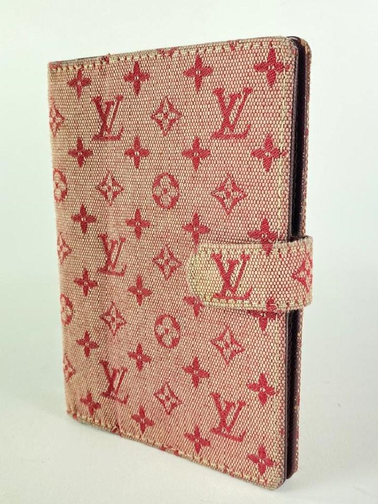 Louis Vuitton Louis Vuitton Cerise Red Monogram Mini Lin Belt