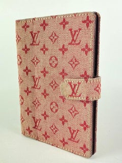Louis Vuitton Cerise Monogram Mini Lin Small Ring Agenda 12LVA1022