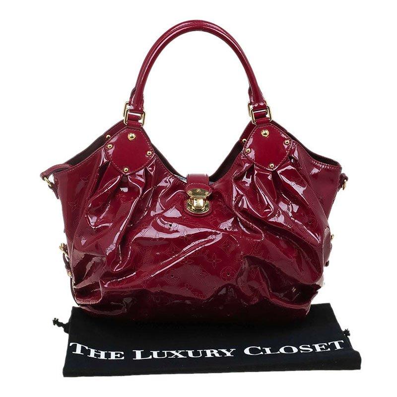 Louis Vuitton Cerise Monogram Patent Leather Surya L Bag 5