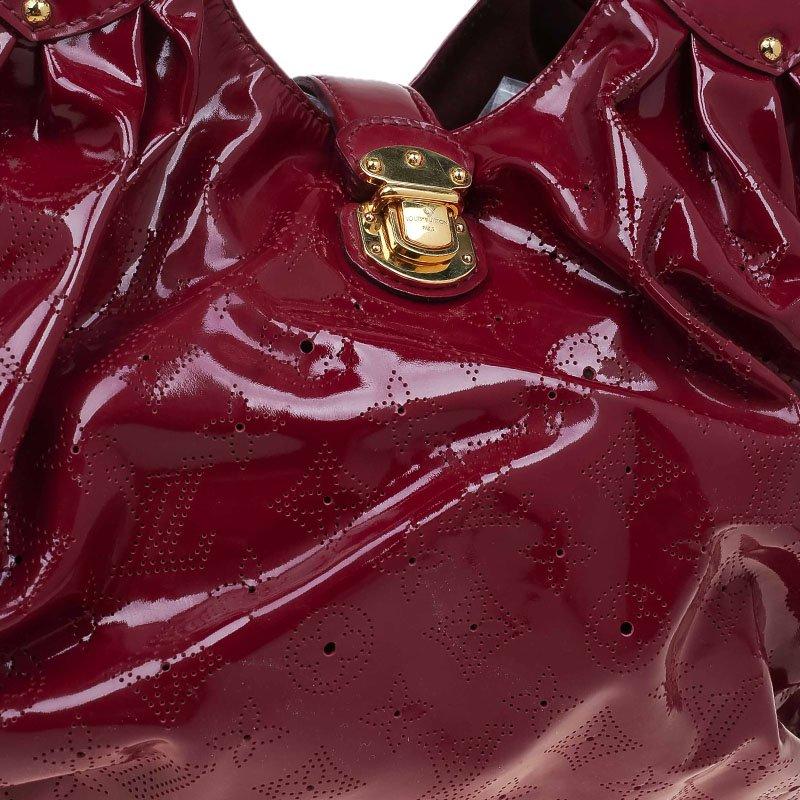 Women's Louis Vuitton Cerise Monogram Patent Leather Surya L Bag