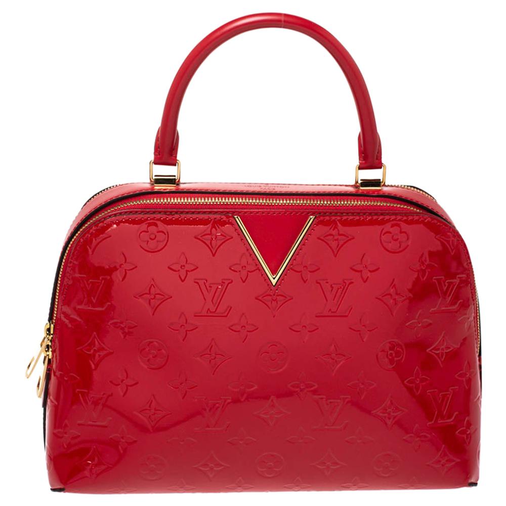 Louis Vuitton Cerise Monogram Vernis Melrose Bag