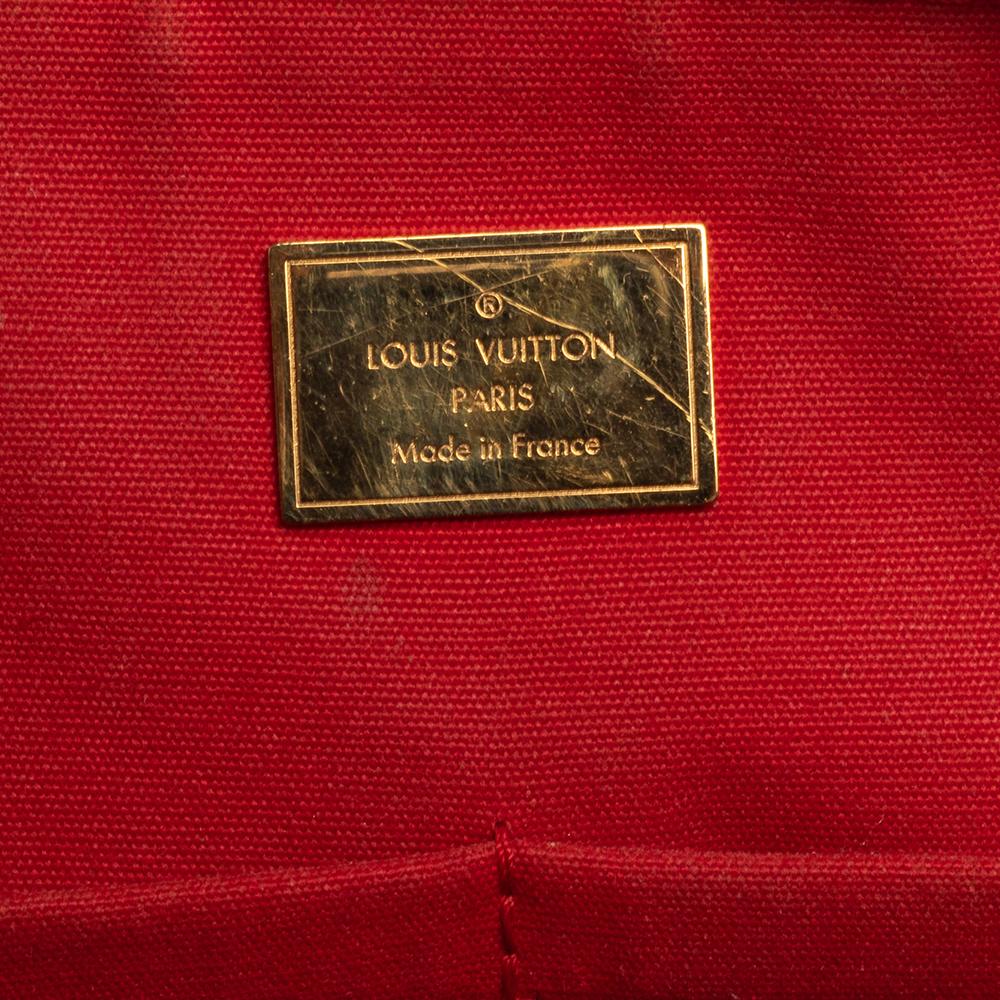 Louis Vuitton Cerise Monogram Vernis Santa Monica Bag 4