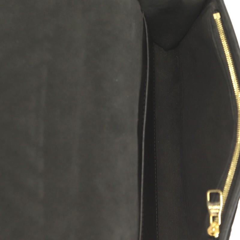 Louis Vuitton Chain Louise Clutch Airy V Leather GM 1