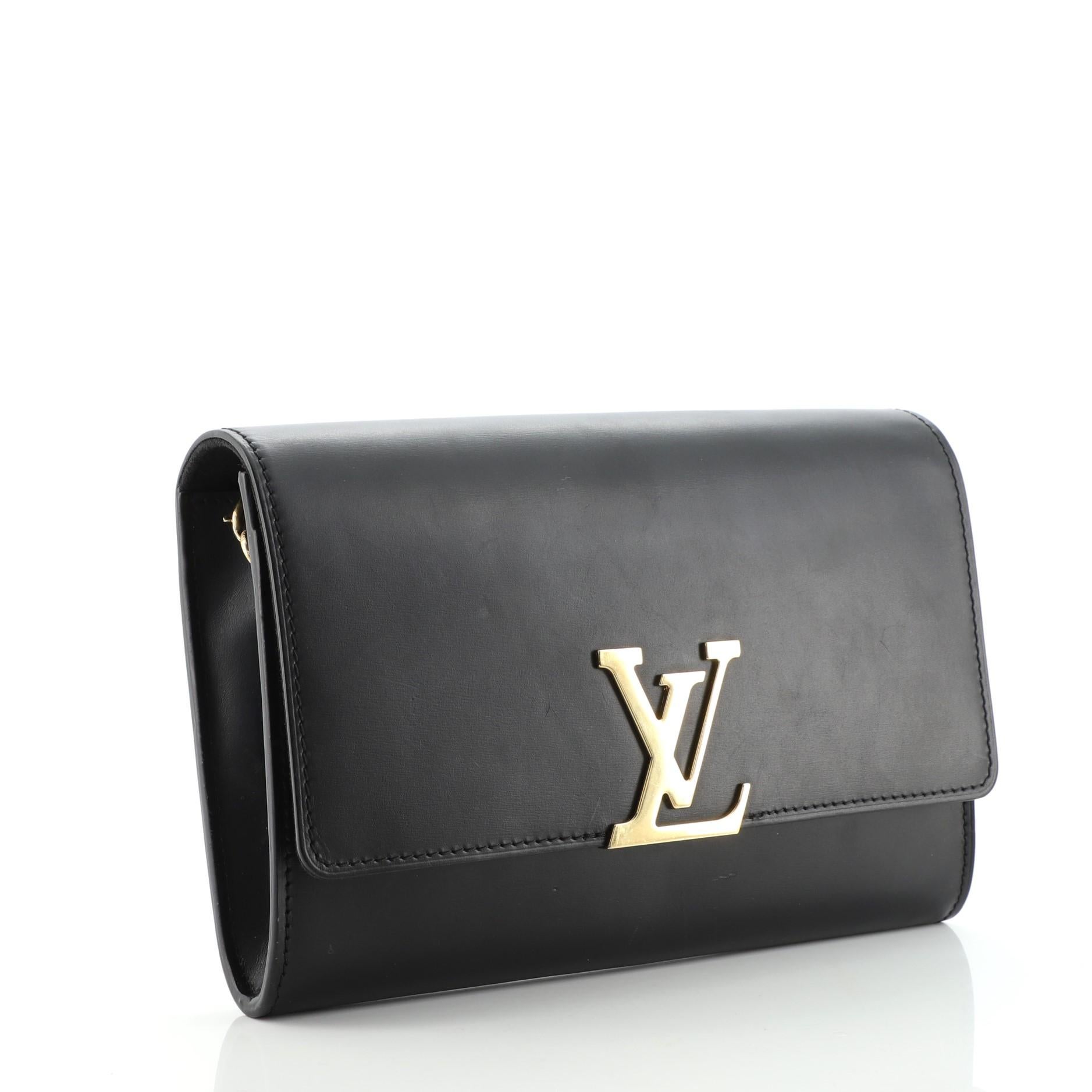 louis vuitton chain louise black