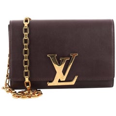 Louis Vuitton Chain Louise Clutch Leather GM