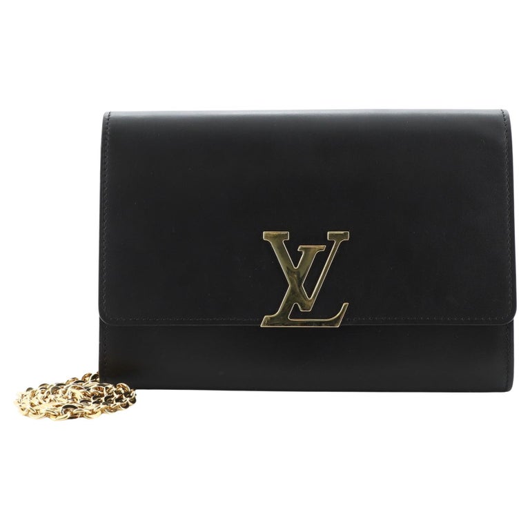 Louise leather clutch bag