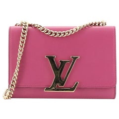 Louis Vuitton Chain Louise Clutch Leather MM
