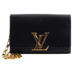 Louis Vuitton Chain Louise Clutch Leather MM