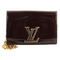 Louis Vuitton Chain Louise Clutch Patent GM