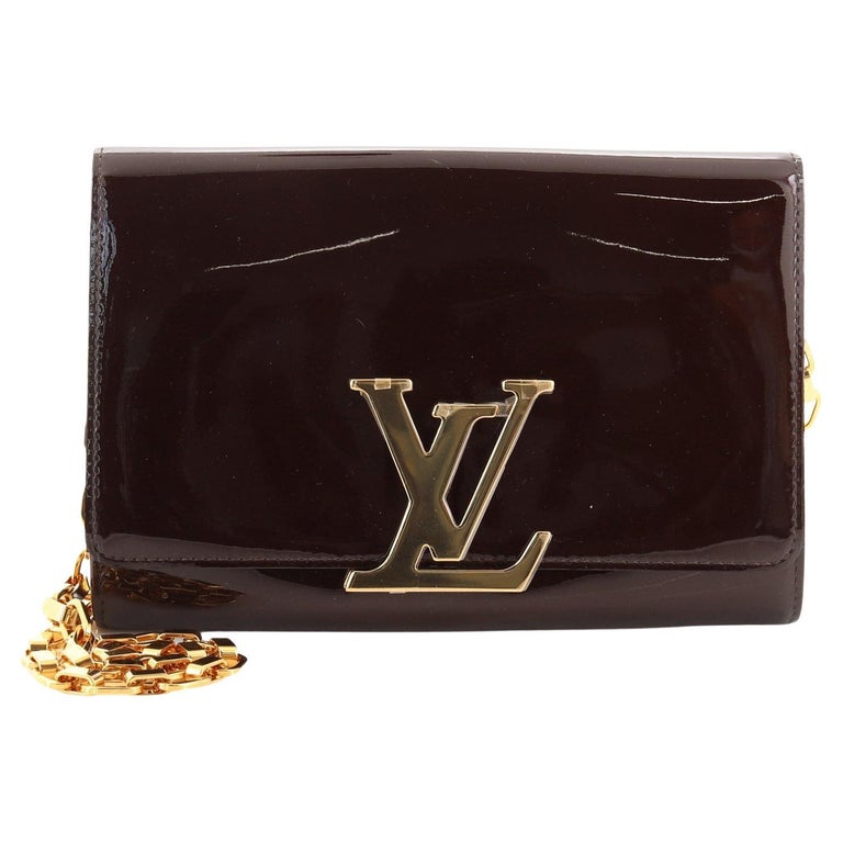Louis Vuitton Louise Clutch Patent Long at 1stDibs