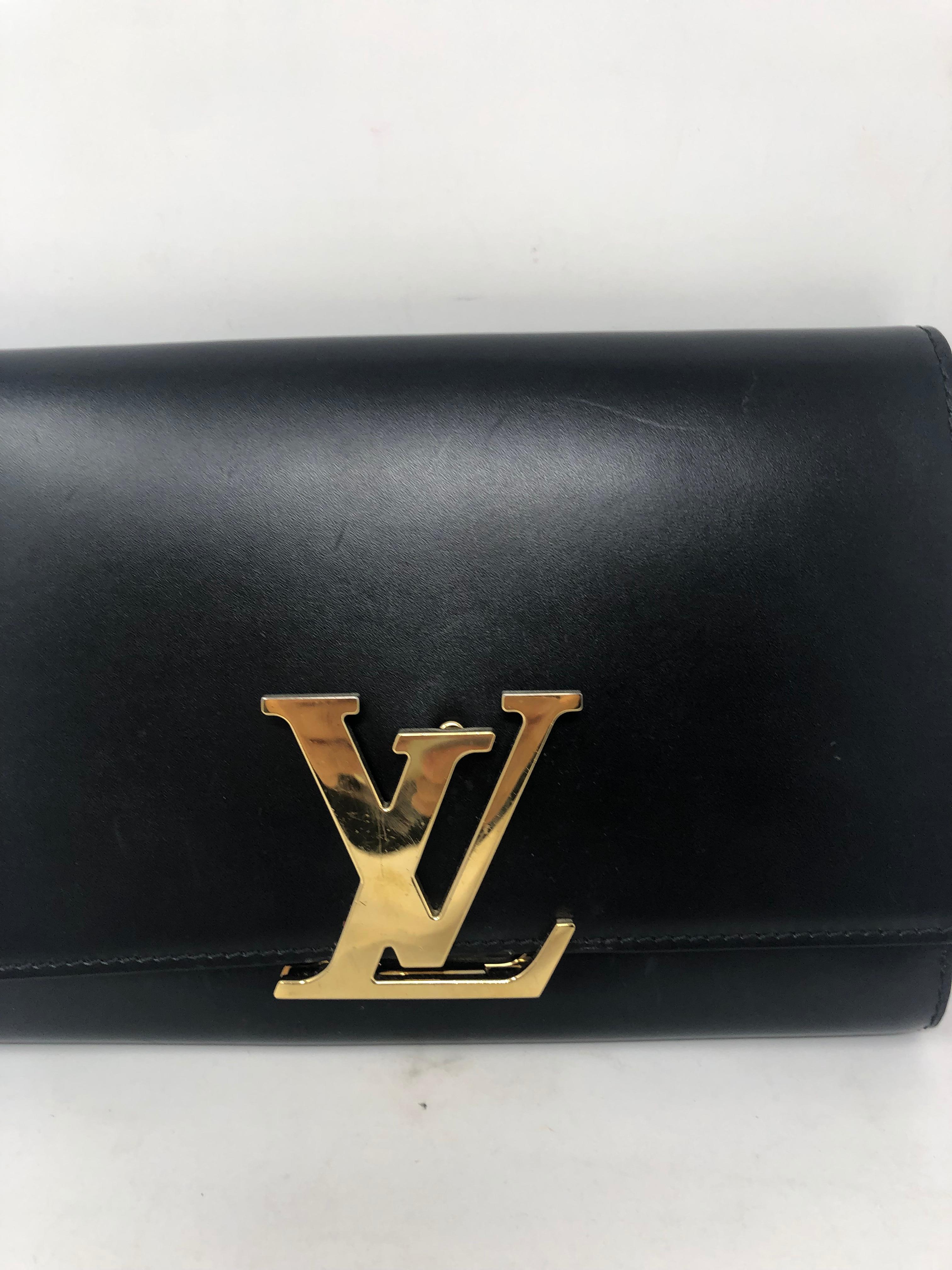 Louis Vuitton Chain Louise GM Black  In Good Condition In Athens, GA