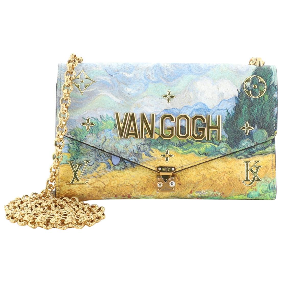 Louis Vuitton Chain Wallet Limited Edition Jeff Koons Van Gogh