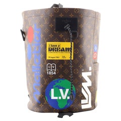 Louis Vuitton Chalk Backpack Limited Edition Logo Story Monogram Canvas