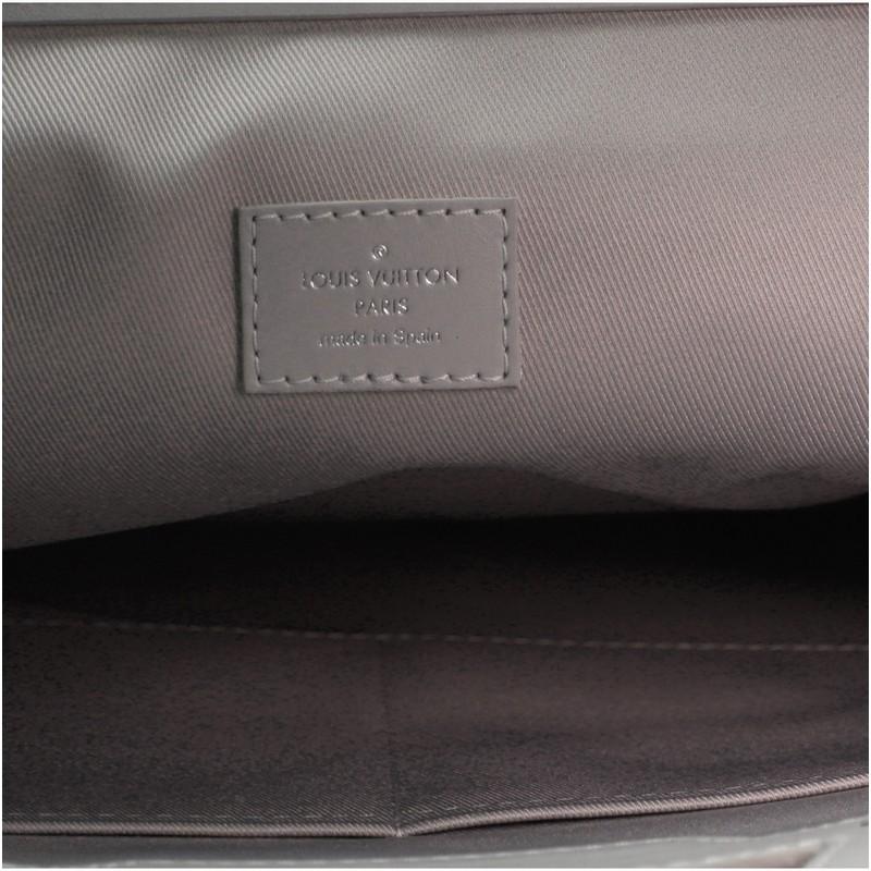 Louis Vuitton Chalk Flat Tote Bag Limited Edition Logo Story Monogram Canvas 1