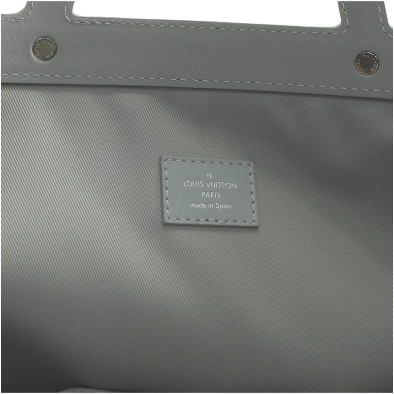 Louis Vuitton Chalk Flat Tote Bag Limited Edition Logo Story Monogram Canvas 1