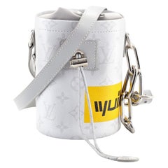 Louis Vuitton Chalk Nano Bag Limited Edition Logo Story Monogram Canvas