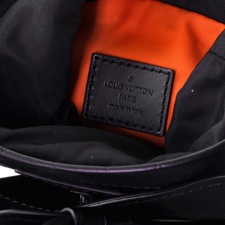 Louis Vuitton Chalk Nano Bag Monogram Shadow Leather For Sale at 1stDibs