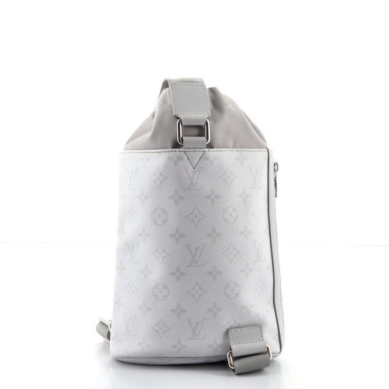 Louis Vuitton Chalk Sling Bag Limited Edition Logo Story Monogram Canvas at  1stDibs