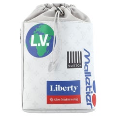 Louis Vuitton Chalk Sling Bag Limited Edition Logo Story Monogram Canvas